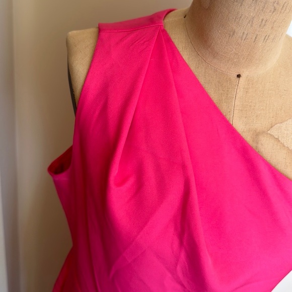 SAM EDELMAN One-Shoulder Satin Midi Dress - Picture 6 of 12